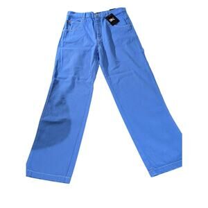 Vintage BoomX Carpenter Jeans XXL 20 Blue Denim Hammer Loop Straight Leg Y2K